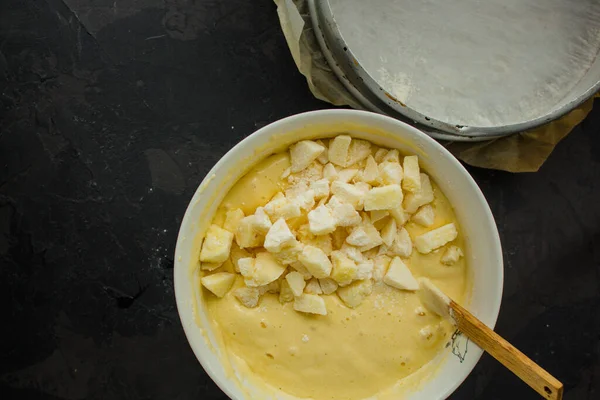 自制南瓜汤 配以黄油和蜂蜜 — 图库照片