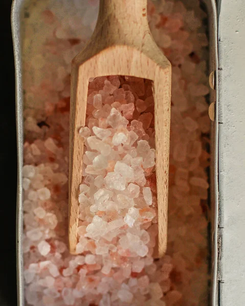 Pink Salt Himalayan Large Crystals Salt — 图库照片