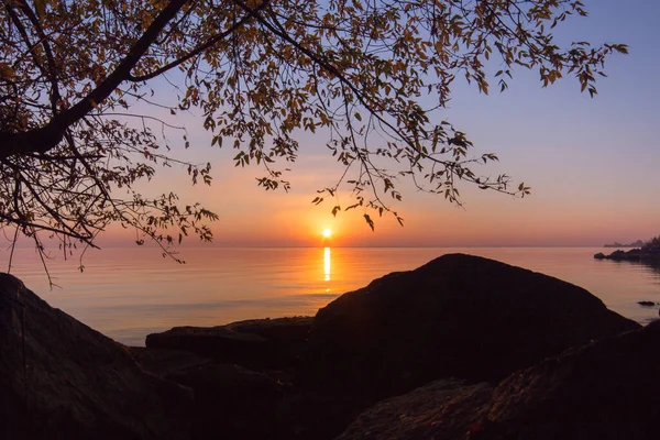 Landscape Sunset Coast — Zdjęcie stockowe