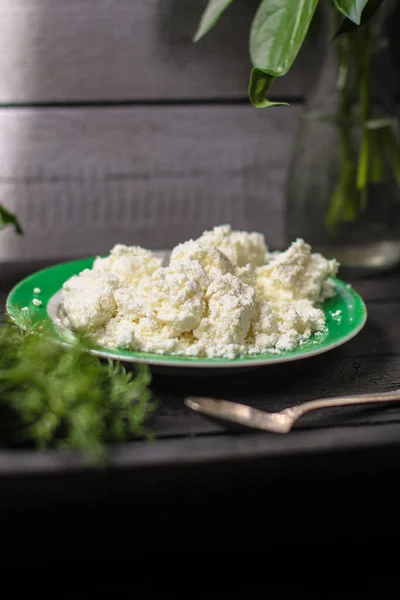 Ricotta Con Erbe Fresche — Foto Stock