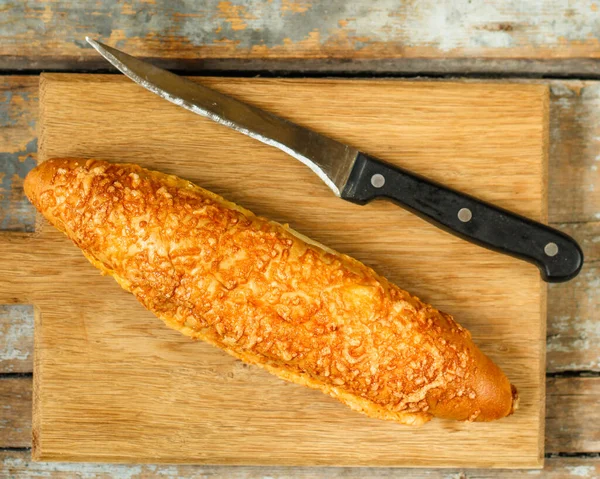 Sandviç Üst Görünümü Için Malzemeler — Stok fotoğraf