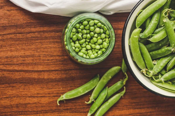 Groene Bonen Close — Stockfoto