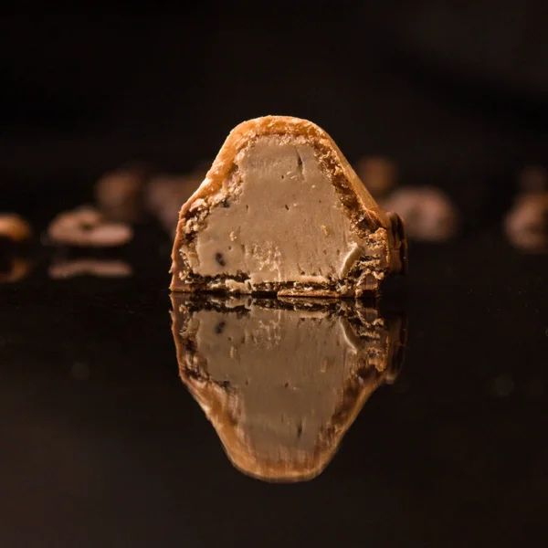 배경에 초콜릿 캔디의 — 스톡 사진