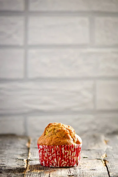 Zelfgemaakte Pompoen Muffin Close — Stockfoto