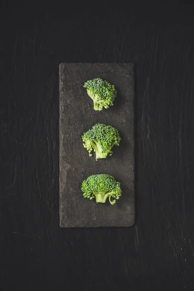 Fresh Green Organic Broccoli Close View — Stock Photo, Image