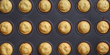 Pişirmek için değişik hamur türlerinin üst görünümü