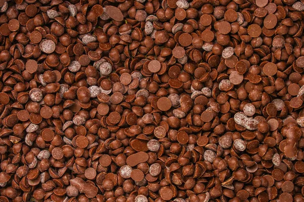 Vista Superior Gotas Chocolate — Foto de Stock