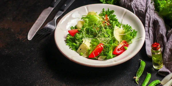 Ensalada Con Verduras Frescas Verduras —  Fotos de Stock