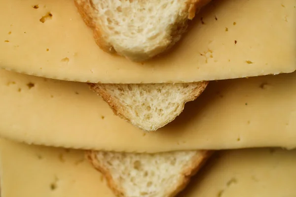 Sandwiches Cheese Slices — ストック写真