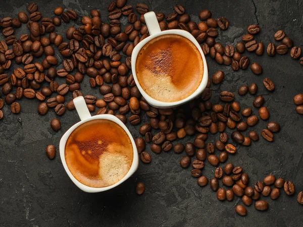 Close Cups Latte — Photo