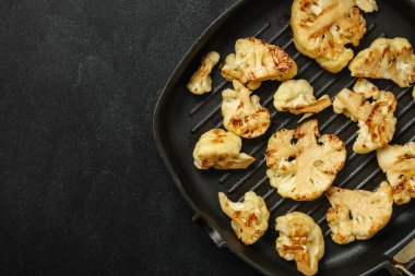 Izgara karnabahar manzarası