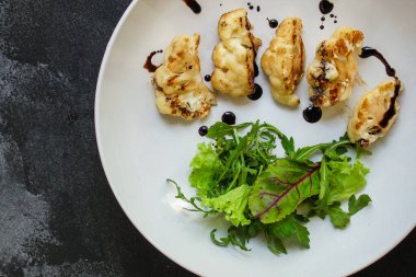 Izgara karnabahar manzarası