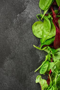 Salata yaprakları karışır, sulu atıştırmalıklar masanın üstünde yemeye hazırdır.