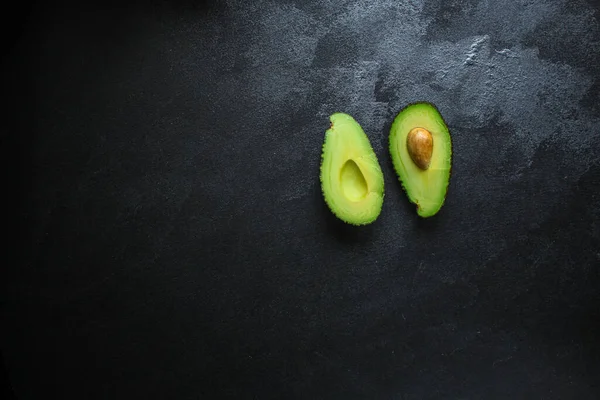 Avocado Rijp Smakelijk Fruit Gezonde Voeding Vitamines Ingrediënten Menu Concept — Stockfoto
