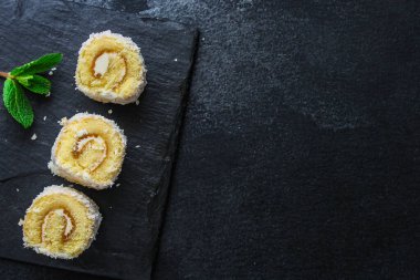 Tatlı ekmekler, kek üst görünüm