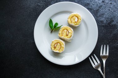 Tatlı ekmekler, kek üst görünüm