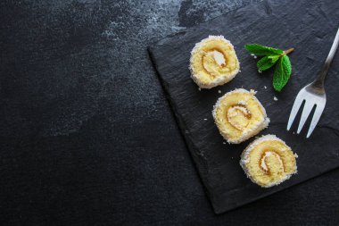 Tatlı ekmekler, kek üst görünüm