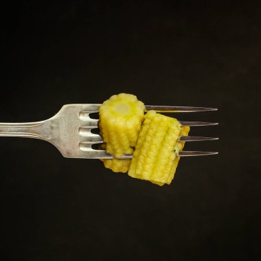 Çatallı küçük mısır. Yaklaş.