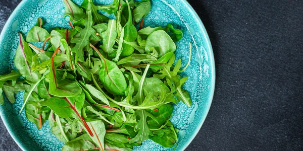 Top View Herbs Mix Plate — Stock Photo, Image