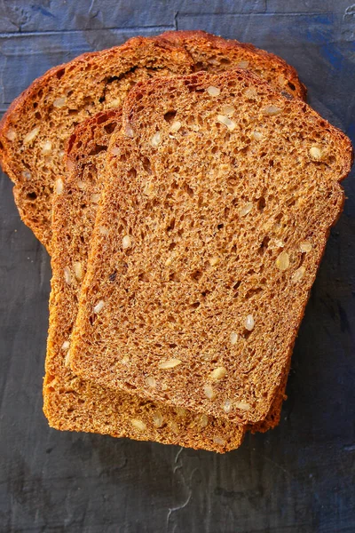 Хлеб Семечками Подсолнечника — стоковое фото