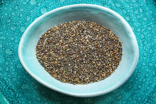 Chia Seeds Top View — Stock Photo, Image