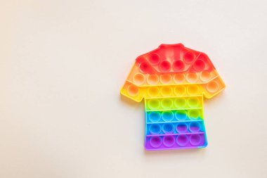 Basit gamzeler patlasın stres önleyici oyuncaklar patlasın çocuklar için yapboz eğlencesi, boş zaman arkaplanı renkli parlak renkli