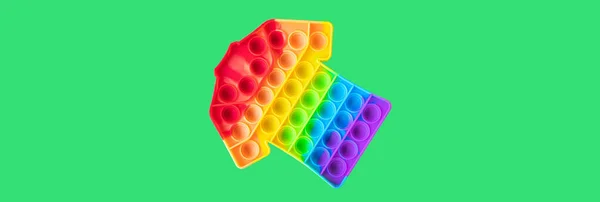 Pop Simple Dimple Popit Stress Sensory Toy Burst Entertainment Leisure — Stock Photo, Image