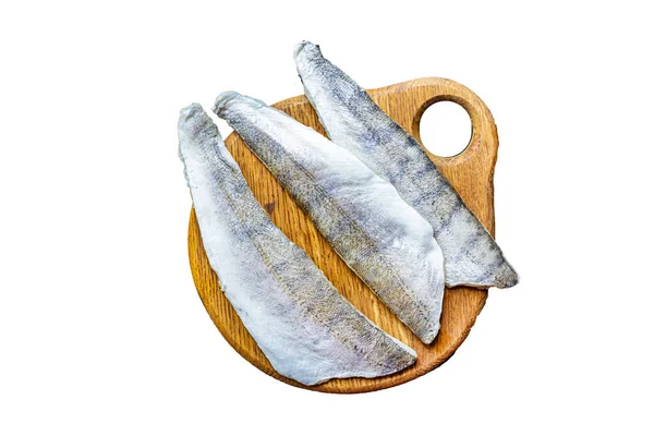 Syrové Filet Žádné Ryby Kosti Štika Okoun Čerstvé Mořské Plody — Stock fotografie