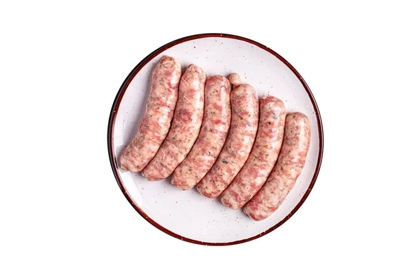 Raw Sausages Vegetable Snack Protein Seitan Meatless Soy Wheat Vegetarian — Stock Photo, Image