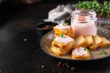 Balık yağı karides, Smorrebrod deniz ürünleri, sandviç, capelin, havyar, taze yemek, fotokopi... 