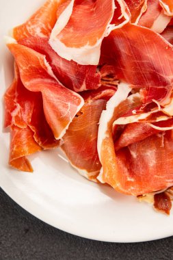 Jamon serrano eti aperatif jamon iberico doğal ürün lezzetli