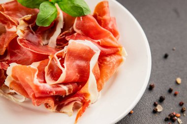 Jamon serrano eti aperatif jamon iberico doğal ürün lezzetli