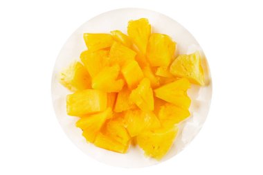 Ananas konserveleri tatlı meyve parçaları lezzetli çerezler lezzetli gurme yemek arkaplan masa üzerinde rustik üst görünüm fotokopi alanı keto ve paleo diyet vejetaryen ve vejetaryen gıda