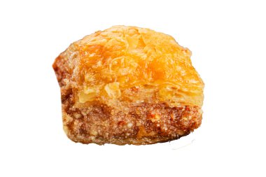 Antep fıstıklı ve bademli Baklava. Tatlı, doğu tatlıları. Lezzetli atıştırmalıklar.