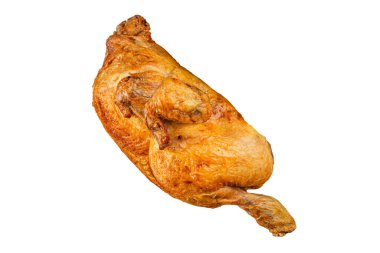 Tatil tavuğu yarısı tavuk yarısı ızgara lezzetli aperatif taze gurme yemek arka planı masa rustik gıda üst görünüm fotokopi alanı