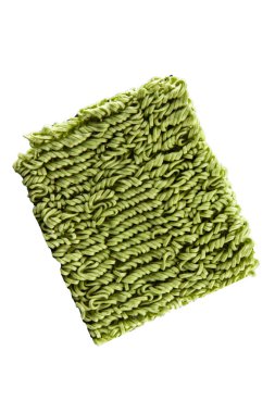 Yeşim erişte çiğ erişte sağlıklı erişte ana yemek ana yemek aperatifi taze lezzetli gurme yemek masası kırsal yiyecek üst görüş alanı