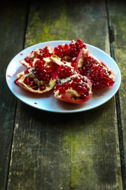 Nar, çam ağacı, arka plan, ruh hali