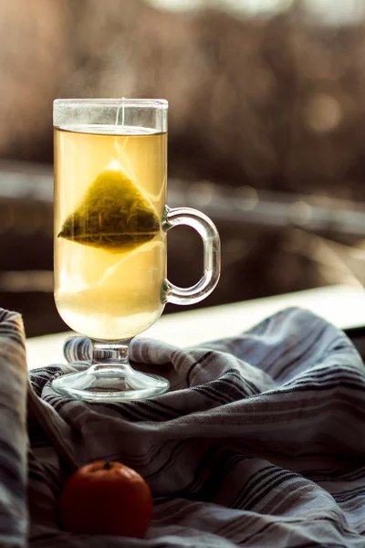 Зеленый чай натуральный — стоковое фото