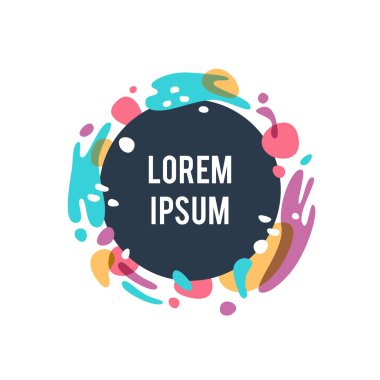 Soyut vektör arka plan metin alanı ile.