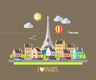 Paris, Fransa 'daki Eyfel Kulesi