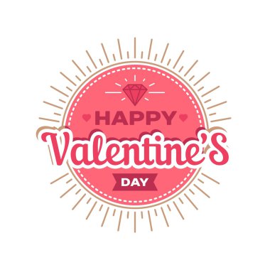 Sevgililer günü yazı - tipografik arka plan.