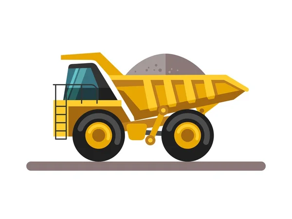 Stavební stroje a zařízení - truck. — Stockový vektor