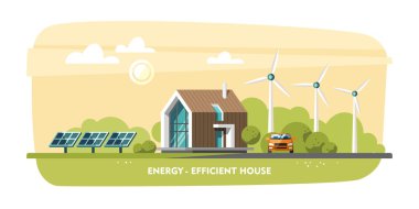 Yeşil enerji, enerji tasarruflu ev, pasif ev, eco house, ekoloji.