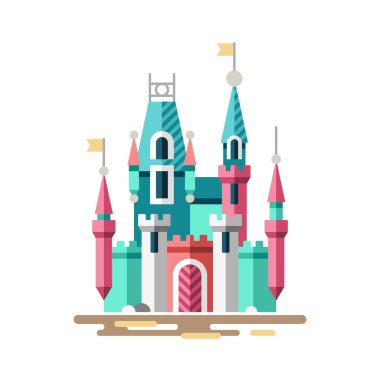 Büyülü kale. Muhteşem Sarayı.