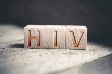 Tahta Bloklara HlV Yazıldı - Eğitim Konsepti