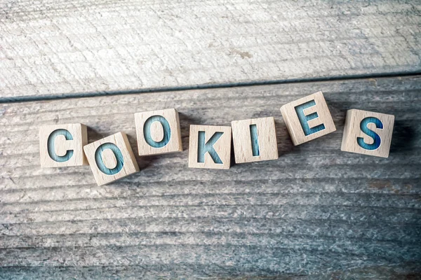 Tahtadaki Tahta Bloklara Yazılan Kurabiyeler