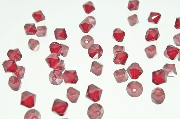 Collection of Many Red Beads — Stock Photo, Image