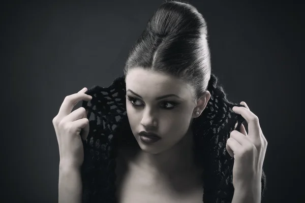 güzel kadın model Glamour portresi