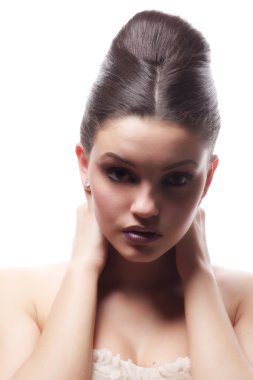 güzel kadın model Glamour portresi