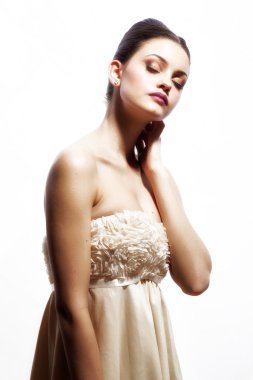 güzel kadın model Glamour portresi